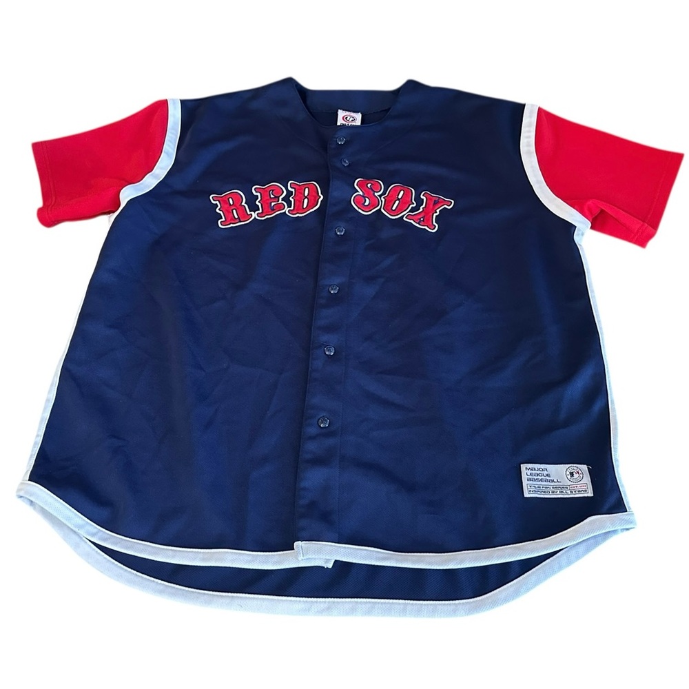 True Fan Men Boston Red‎ Sox Jersey Size 2XL